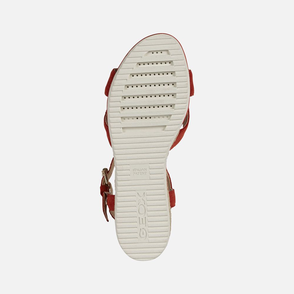 Geox Bayan Sandalet Kırmızı - Ischia - RXD-907618